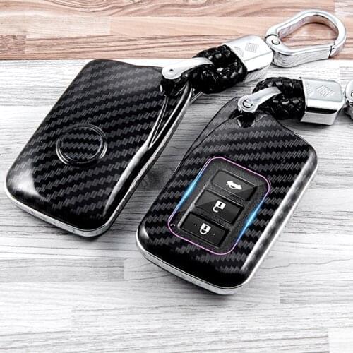 Fit For Lexus ES GS IS RC RX LX NX Smart Key Case Cover Holder Car Key Fob Shell Accessories