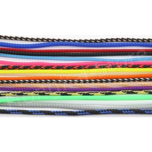 Ø6mm PET Braided Sleeve Tube Three Weave Encryption Wire Protection Sleeve For Automotive Wiring And Cables -60℃~125℃ All Color