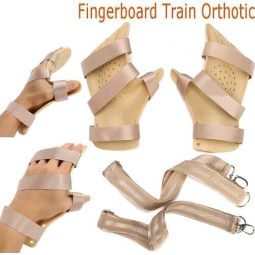 Adjustable Fingerboard Finger Orthotics Sprains Strains Hand Support Braces Bandage Extended Type Fingerboard Stroke Splint