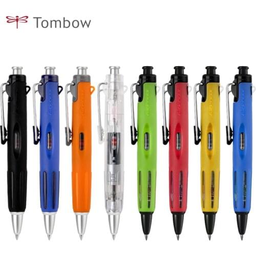 1pcs TOMBOW Push Ballpoint Pen Short BC-AP Outdoor Sports Engineering Air Pressure Pen Oily Black 0.7mm for Students