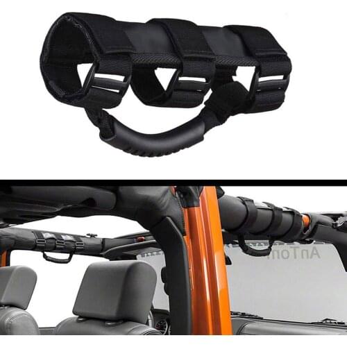 Car Truck Interior Roof Handle Roll Bar Hand Grip For Jeep & Unlimited 2/4 Door Interior Roof Roll Bar Handles Grip Handle