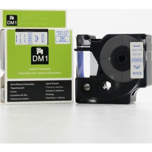 Compatible DYMO label manager tape D1 45800 45801 45802 45803 45804 black on white 19mm