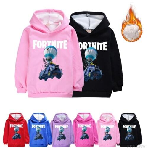 Fortnites Hoodie Childrens Pullover Cartoon Sweater Boys and Girls Hoodie Autumn Jacket