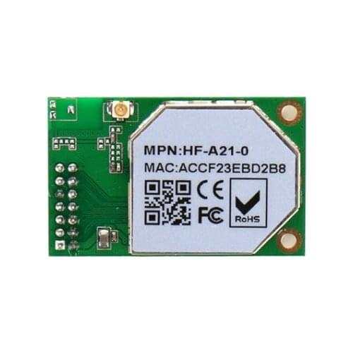 UART to WI-FI Module Serial WIFI Module Ultra Small FCC CE HF-A21-0 IOT Antenna-external Chip Ant. 3.3V