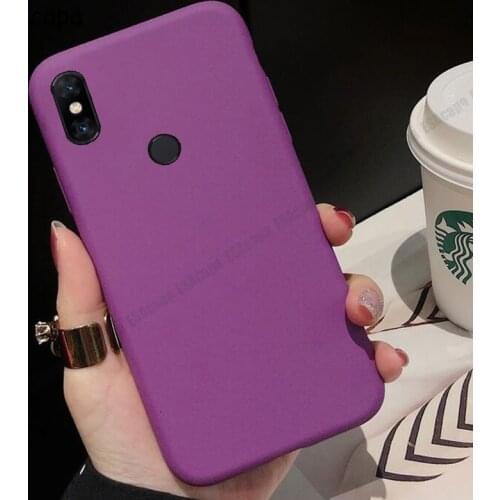 Ultra-Thin Soft Silicone Phone Cover For Xiaomi Mi Mix 3 2 5X F1 Note 3 Sandstone Matte Protection Case For Xiaomi MAX 3 2 6 5S