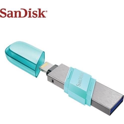 Sandisk IX90 USB Flash Drive 256GB USB 3.0 High Speed Memory Stick USB Pen Drive 64GB 128GB For iPhone For Computer
