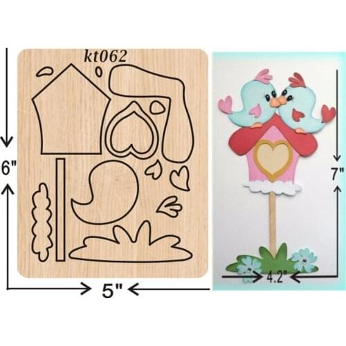 Handmade bird cutting dies 2019 new die cut &wooden dies Suitable for common die cutting machines on the market