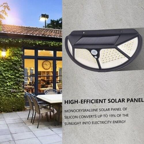 102 LED Solar Light Outdoor Solar Lamp Motion Sensor Solar Powered Spotlight 3 Modes Wall Sunlight For Street Garden Decoration