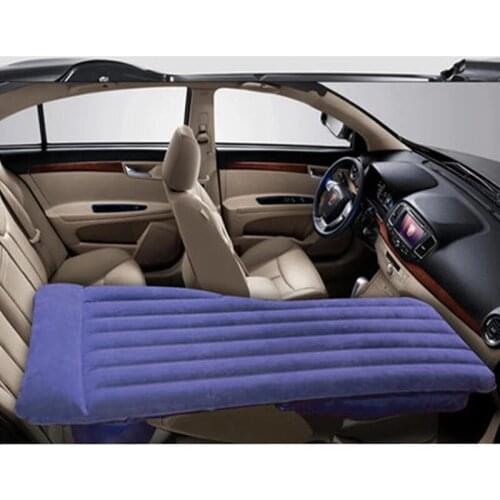 162*76*40CM Car Travel Bed Camping SUV Repose Cushion Inflatable Car Mattress Rest Bed Front Row Car Bed