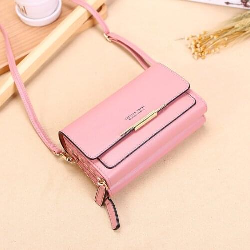2020 New Womens Wallet Korean Version Large Capacity Multifunctional Shoulder Bag Medium and Long Clutch Coin Purse