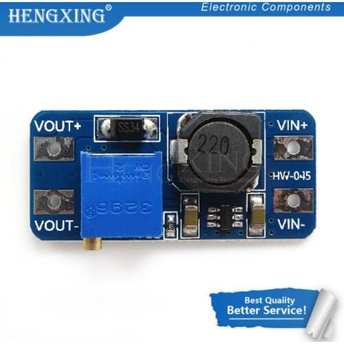 5pcs/lot MT3608 DC-DC Step Up Converter Booster Power Supply Module Boost Step-up Board MAX output 28V 2A In Stock