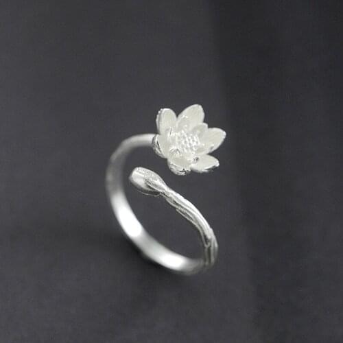 925 SV Korean version of the opening ring temperament sweet ring for fashion womens gifts