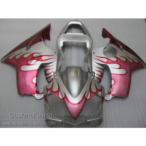 Aftermarket body parts fairing kit for Honda CBR600 F4I 01 02 03 red silver injection mold fairings CBR600 F4I 2001-2003 SD18