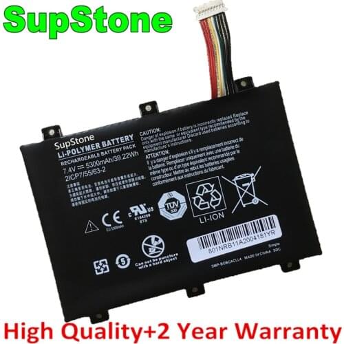 SupStone New SMP-BOBCACLL4 2ICP7/55/63-2 Laptop Battery For Xplore XSlate B10 IX101B2 D10 iX101B1 Rugged Tablet