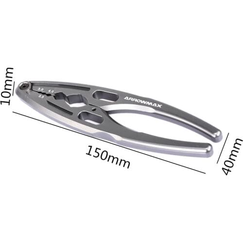 ARROWMAX AM-190025 Multi Shock Clamp V2 (Gray) 3.0 3.5 4.0 Tool For RC Car Remote Control Cars