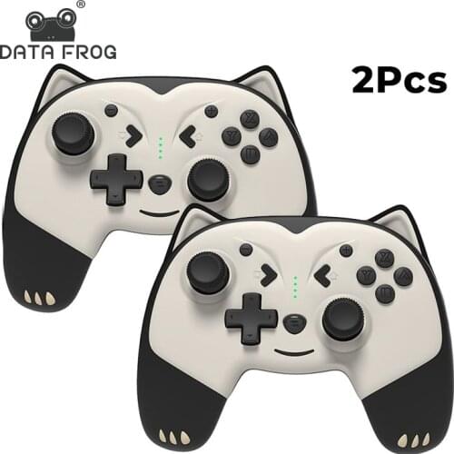 DATA FROG Wireless Bluetooth-Compatible Controller For Nintend Switch Pro NS Game Console Vibration Gamepad for Android/PC /PS3