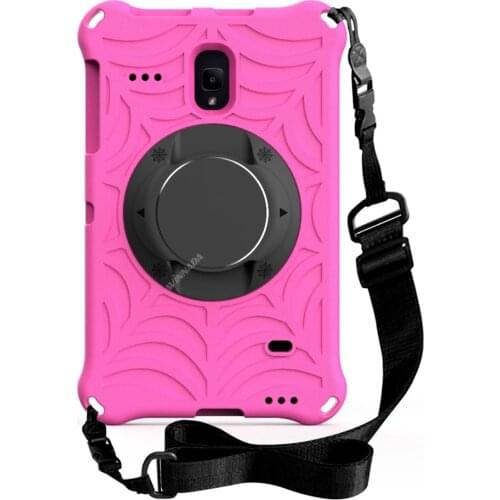 Case For Samsung Galaxy Tab A 8.0 2017 T380 T385 Tab A 2018 T387 Tab E 8.0 T375 T377 TAB4 8.0 T330 T335 Kids Stand Cover + strap