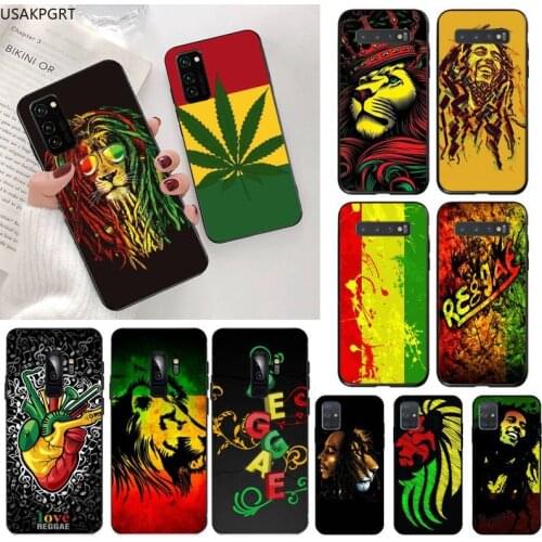 Cori Reith rasta lion reggae bob marley Custom Soft Phone Case for Samsung S20 plus Ultra S6 S7 edge S8 S9 plus S10 5G lite 2020