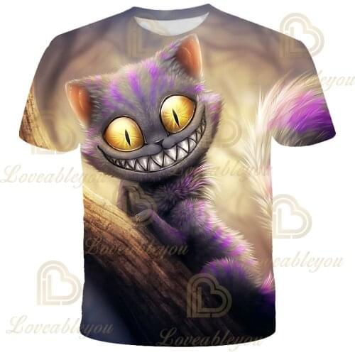 Newest Cat 3D Printed T-shirt Casual Short Sleeve O-Neck Fashion Printed 3D T Shirt Men/Women Tees High Quality Tshirt Hombre