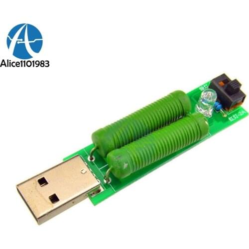 Current Voltage Meter Tester Switch Digital USB Load Resistance Power Resistors Mobile Power Aging Resistors Module Board