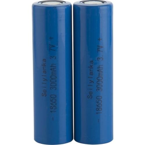 2pcs 3000mAh 18650 3.7V Li-ion Battery cell rechargeable 20A Apply to Electric drill Electric hammer vacuum cleaner Sweeper