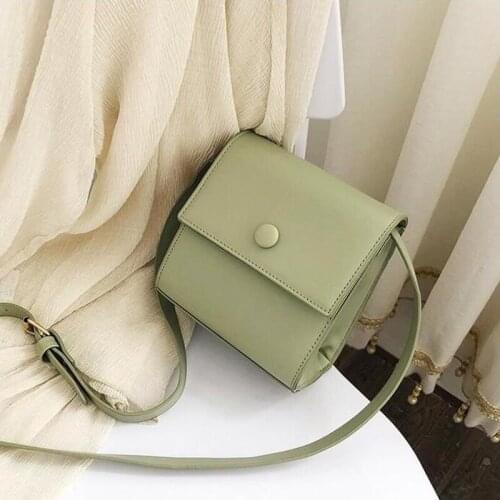 Small bag women New Korean version of small square bag wide shoulder strap fashion Joker shoulder Messenger bag