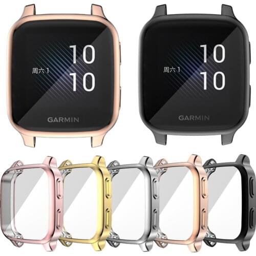 Soft TPU Flexible Case for Garmin Venu SQ Shell Full Protector High Quality Bumper Thin Lightweight Shockproof Cover Accessories
