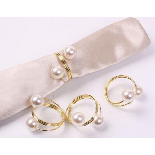 New 1PC Wedding Napkin Rings Table Decoration Hollow Out Family Gatherings Everyday Use Napkin Buckle Holder
