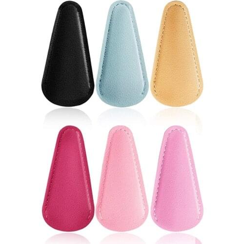 Scissors Sheath Safety Leather Scissors Cover Protector Sewing Scissor Sheath(6 Pcs Colorful)