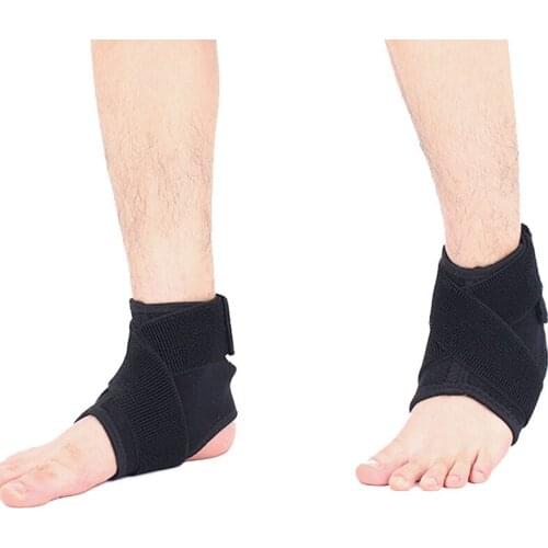 A Pair Breathable Ankle Support Running Basketball Football Outdoor Sports Anti Shock Braces Fixing Supporter