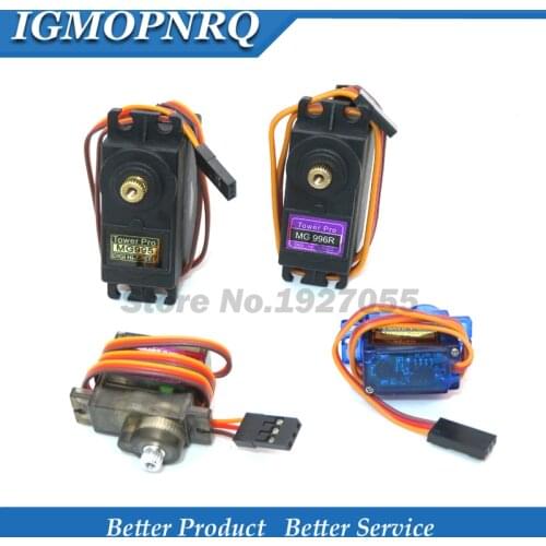 SG90 MG90S MG995 MG996 Servo Metal Gear for Model Helicopter Boat For UNO DIY