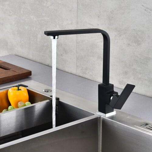 Tesatisfied Black Kitchen Faucets