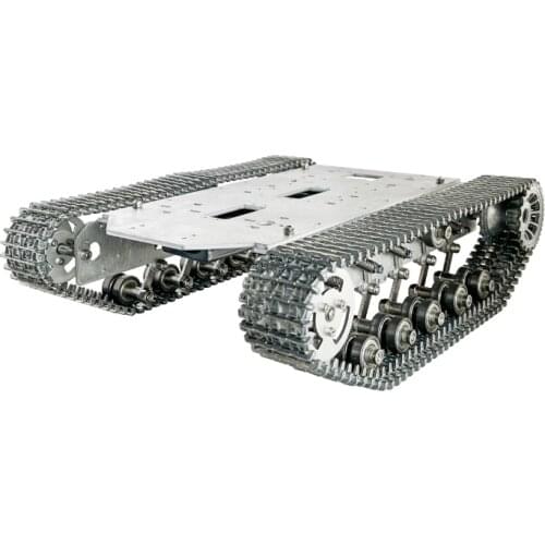 TS200 Shock Absorber Tank car , High Speed DC Motor,Aluminum Alloy Chassis/Frame, for intelligent racing robots, robot education