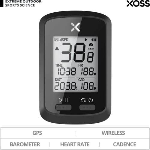 XOSS G Plus Bike Computer Bluetooth ANT+ Cycling Computer Wireless Bicycle Speedometer Odometer Waterproof MTB Tracker