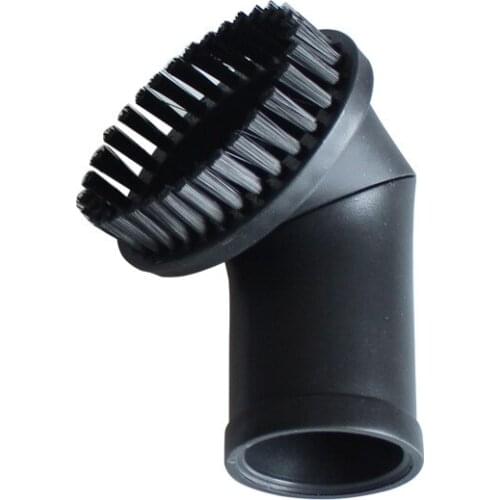 Inner Dia 32mm PP plastic black brush head Rotatable brush Dust brush cleaning brush cleaning tool universal vacuum cleaner part