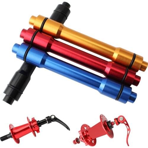 MTB Bike Rear Hubs Axis Conversion Seat 15mm To 9mm Thru Axle Hub Adapter Bicycle Bearings