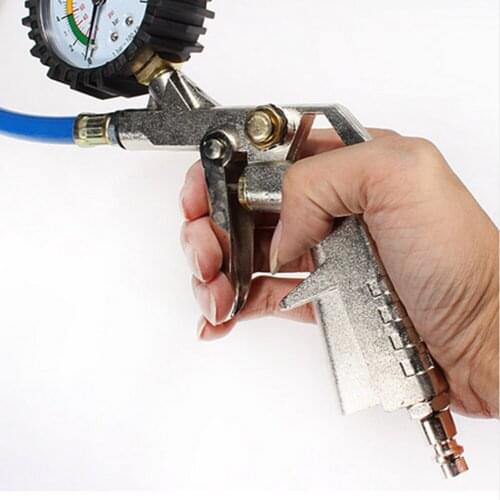 1pcs Brass Air Pump Chuck Clip 6mm 8mm Clamp Car Truck Tyre Tire Inflator Valve Connector