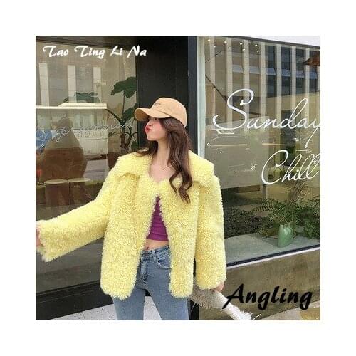 Top brand Style 2020 New High-end Fashion Women Faux Fur Coat C8 high quality
