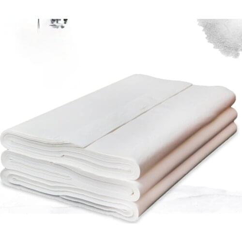 100pcs Painting Ripe Rice Paper Thicken Landscape Painting Calligraphy Paper Beginner Brush Pen Chinese Raw/half Ripe Xuan Zhi