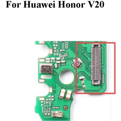 2PCS Dock Connector Micro USB Charging Port FPC connector For Huawei Honor V20 V 20 logic on motherboard mainboard HonorV20