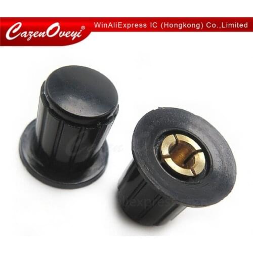 5pcs/lot WXD3-13 black knob button cap is suitable for high quality WXD3-13-2W turn around special potentiometer knob KYP16-16-4