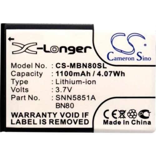 Cameron Sino 1100mAh battery for MOTOROLA Backflip Backflip i886 Enzo i886 MB300 ME600 Motus MT710 MT716 MT720 MT810 MT810e