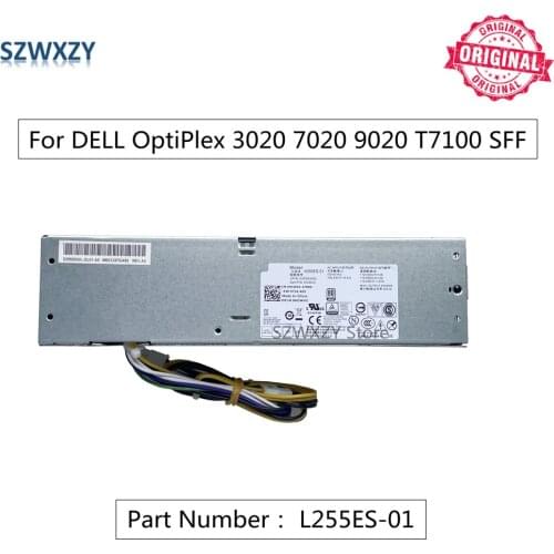 For DELL OptiPlex 3020 7020 9020 T7100 SFF Power Supply AC255ES-01 L255ES-00 L255ES-01 F255ES-00 D255AS-00 8PIN+4PIN 100% Work