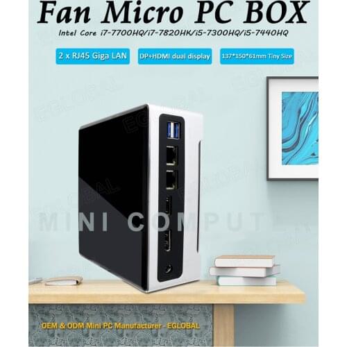 Eglobal New Intel Core i7 1065G7 i5 1035G4 7820HK Barebone Micro PC Windows TV BOX 2*RJ Lan DP HDMI Dual Band WIFI Mini Computer