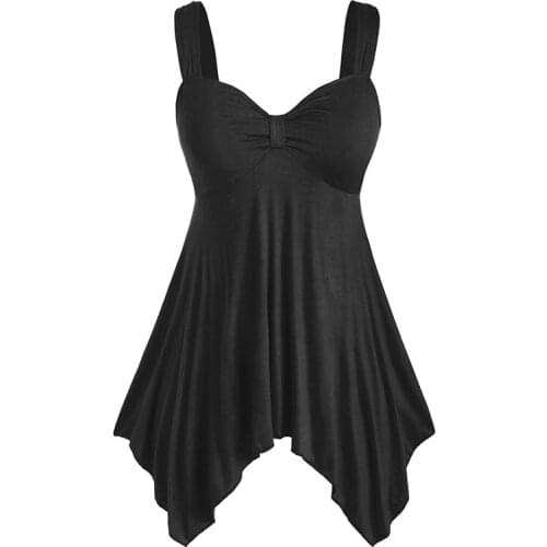 Casual Off The Shoulder T Shirt Ladies Tees Summer V-neck High Waist Solid Color Sleeveless Basic Tank Tops for Women Loose