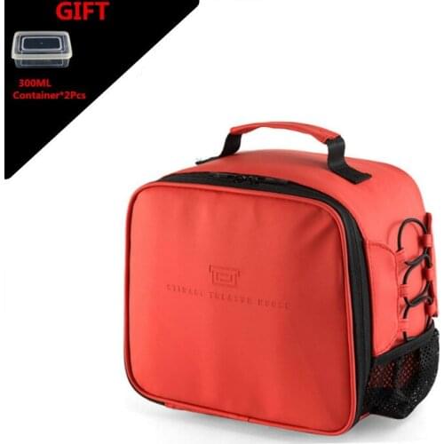2020 Hot Sell Waterproof Insulated Cooler Lunch Bags Thermal Picnic Pouch Unisex Thermal Dinner Food Accessories With Container