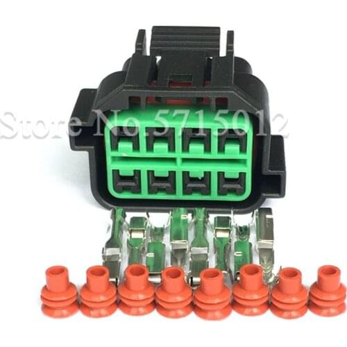 8 Hole HP066-08021 Automotive Headlight Plug Car Light Lamp Cable Socket For KIA K2 K3 K5 HYUNDAI Sonata MISTRA