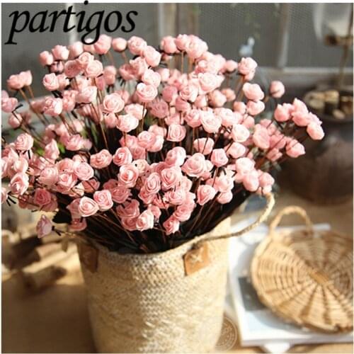 High quality Artificial Rose Fake Rose Romantic Wedding Decoration House Decor Valentines Day gift Wreath Bridal Flower Bouquet