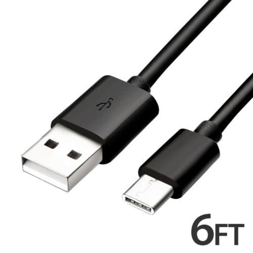 2 Meters Mobile Phone 5A Fast Charging Charger Data Cord Wire Black and White Cable for Smartphone Fast Charge USB Type C Cable