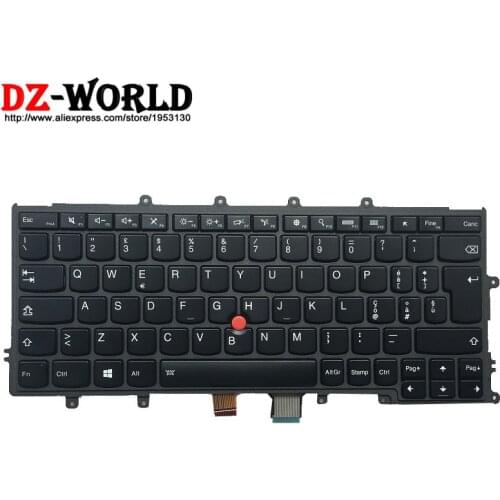 New Original for Lenovo Thinkpad X230S X240 X240S X250 X260 Backlit Keyboard Italian Backlight Teclado 04X0194 04X0232 0C43999